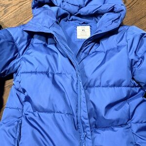 GAP Kids Vibrant Blue Puffer Jacket